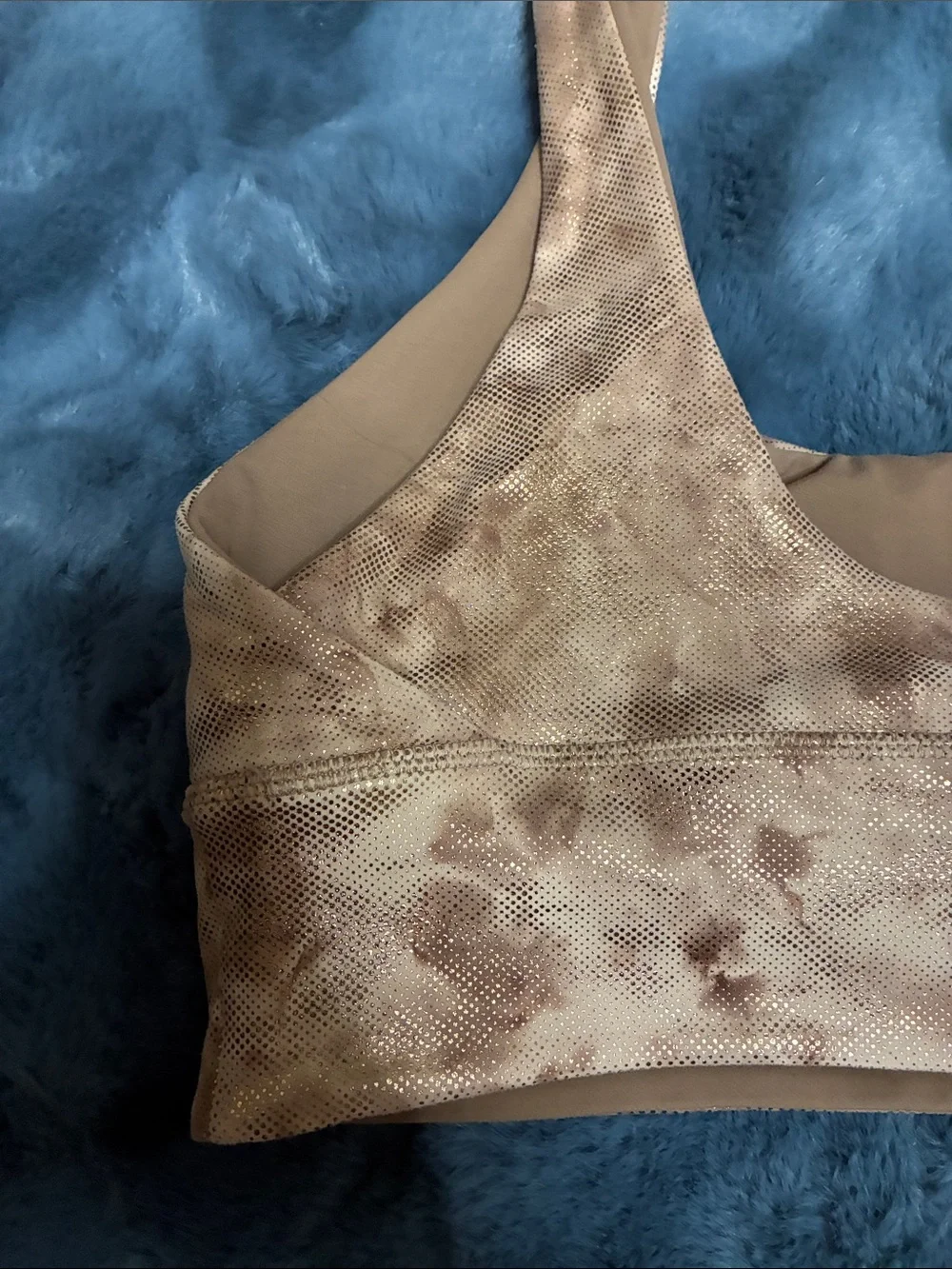 Lululemon Reversible Align Brown Shimmering Sports Bra - A/B Cup